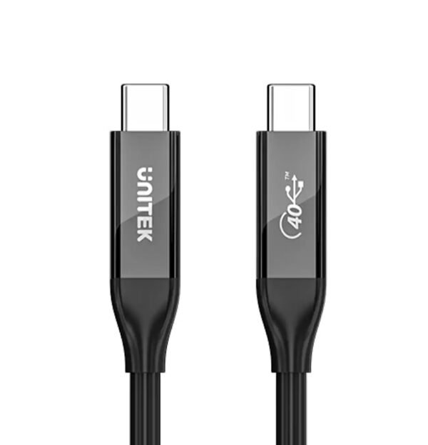 UNITEK USB-C TO C CABLE 240W USB4 THUNDERBOLT 3 with 8K@60Hz 2M (C14100ABK01)