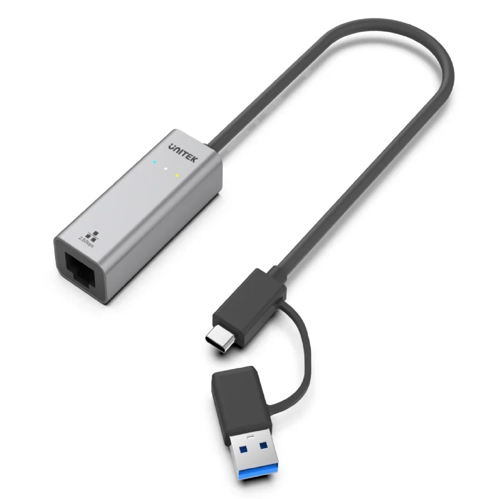 UNITEK Ethernet Adapter USB-C/ USB-A to 2.5G Gigabit (U1313C)