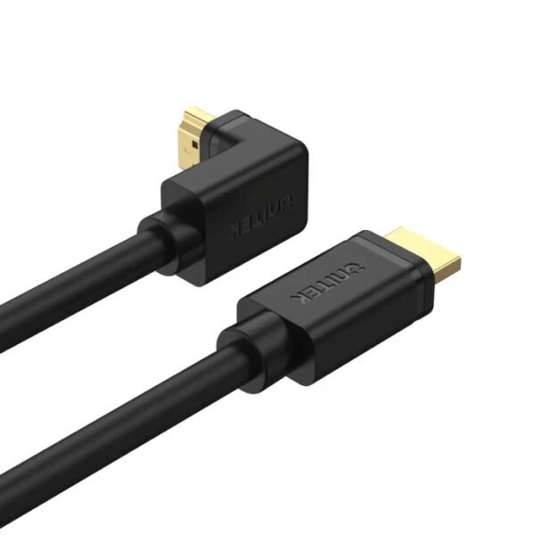 Unitek Hdmi Cable 4K 60Hz High Speed  Right Angle 90° Y-C1002 3m