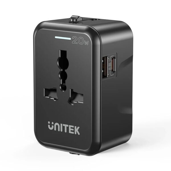 UNITEK Universal Travel Adapter 20W  P1120ABK01