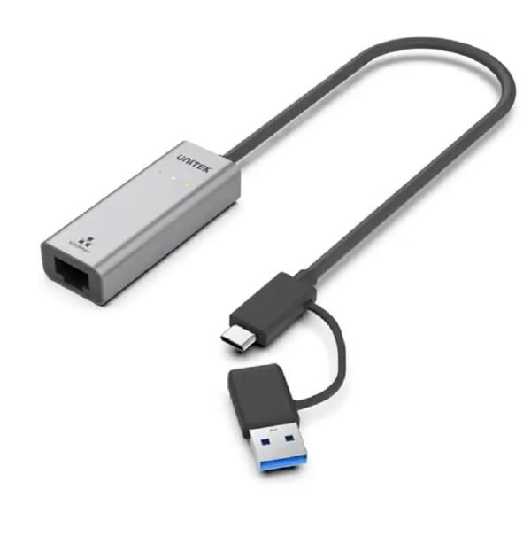 UNITEK USB-C / USB-A to Gigabit Ethernet Adapter Y-3465A