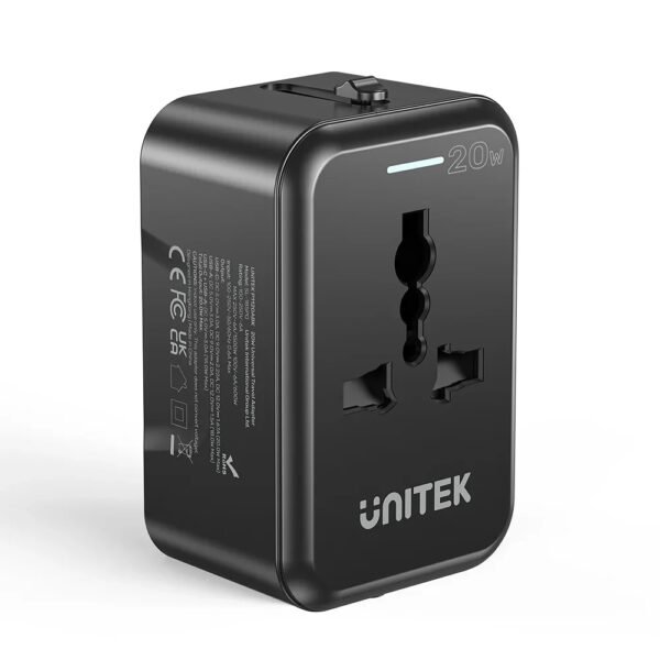 UNITEK Universal Travel Adapter 20W  P1120ABK01