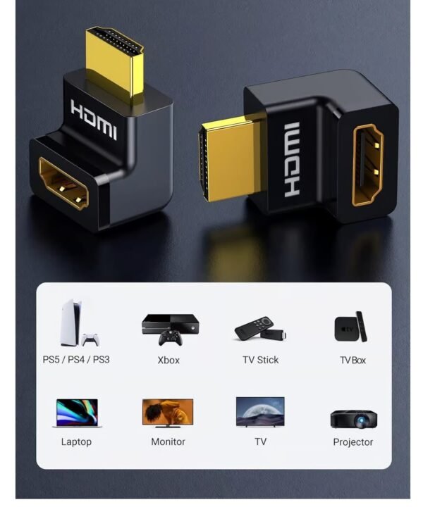UGREEN 20110 Gold Plated 4K HDMI Male to Female Connector