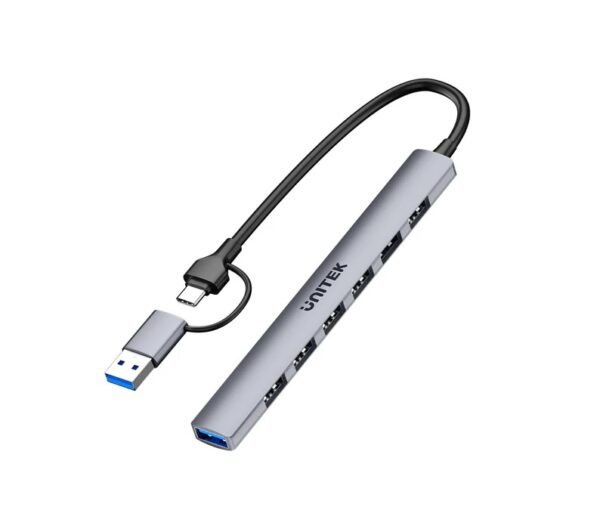 UNITEK Usb-C/Usb-A 2in1 7Port Hub 5GBS  H1209AGY01