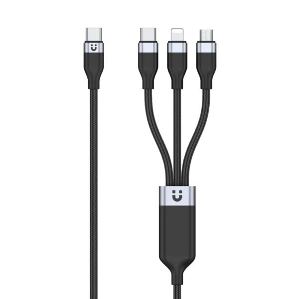 UNITEK USB-C to Lightning / USB-C / Micro USB Multi Charging 3in1 Cable C14101BK  1.5M