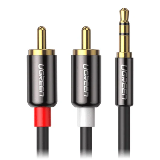 UGreen 10590 3.5mm to 2RCA Audio Splitter Cable 3m