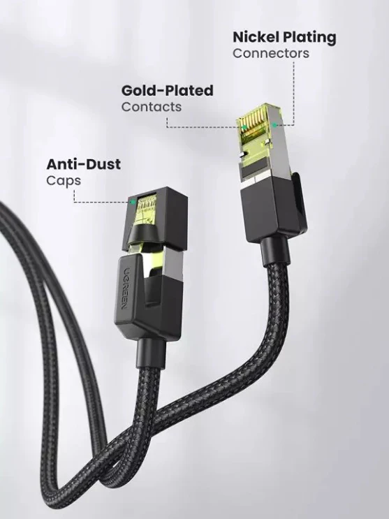 UGreen 80425 Cat 7 Braided Ethernet Cable 5M