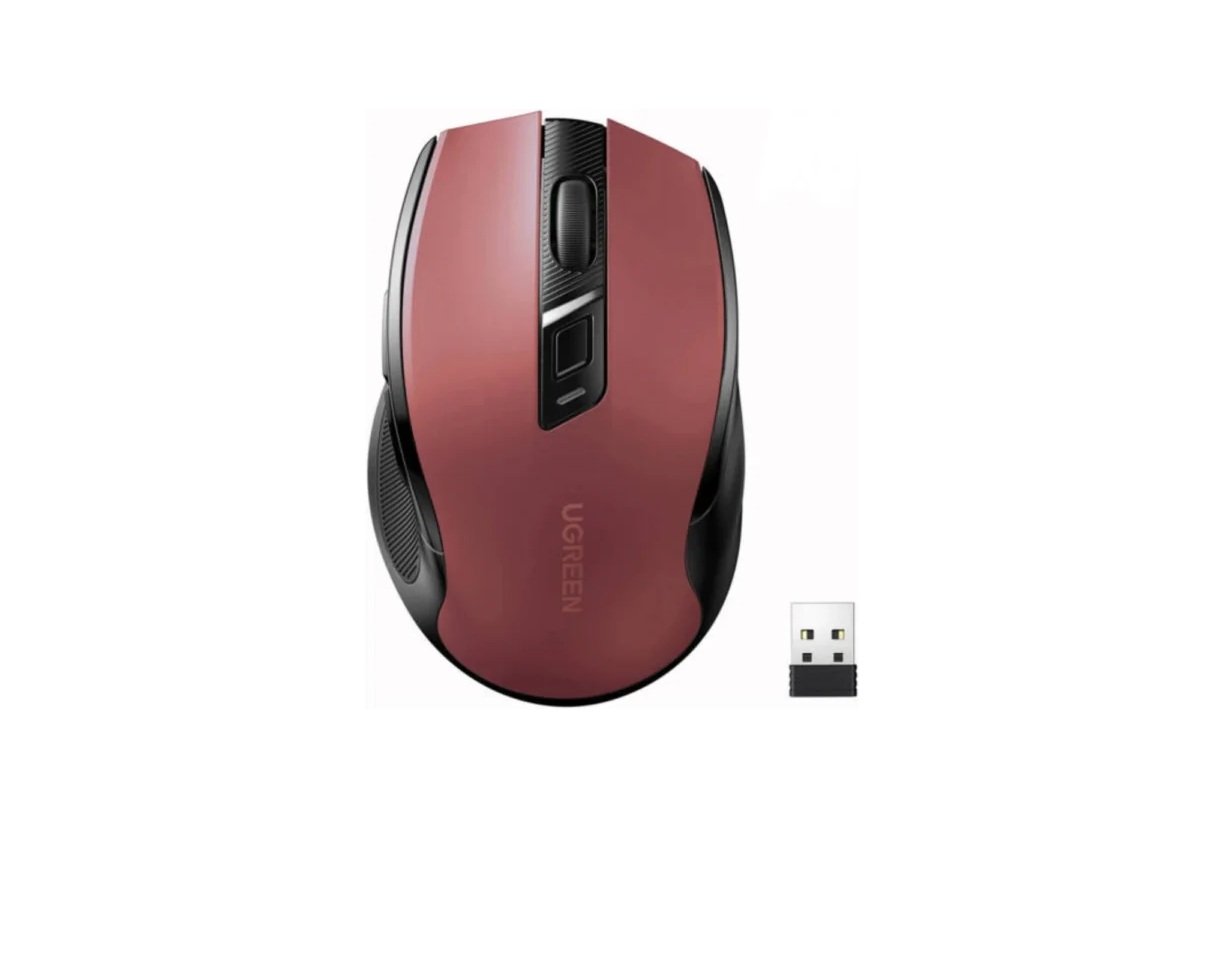 UGREEN 25752 Ergonomic Contoured Shape Design Wireless Mouse 2.4