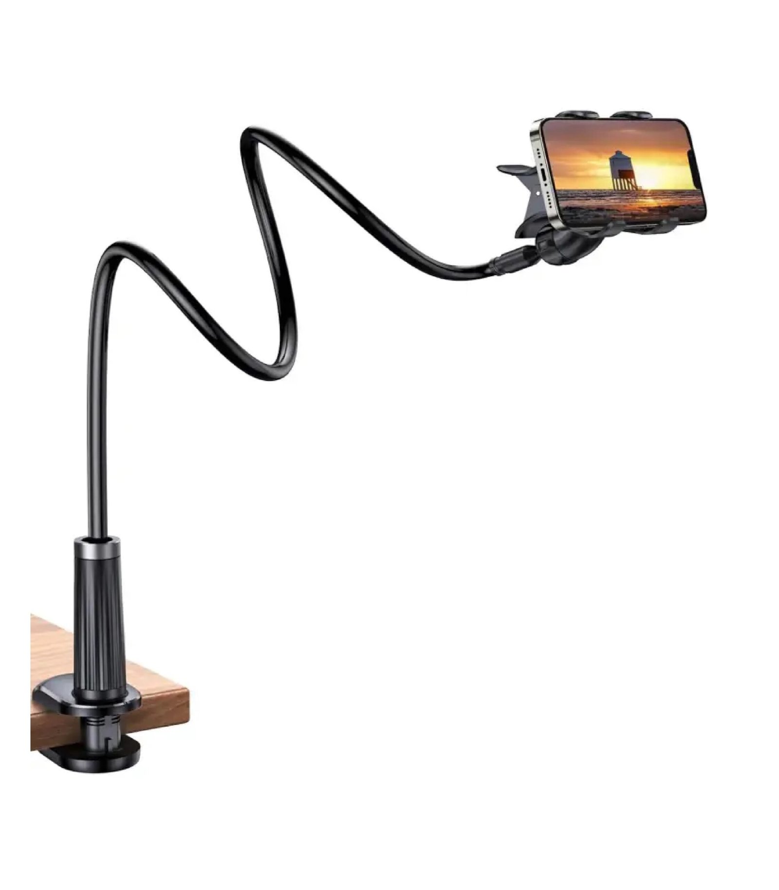 UGREEN 80906 GOOSENECK PHONE HOLDER 360° ROTATION BLACK