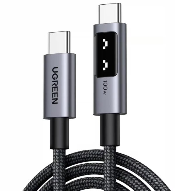 UGREEN 35512 UNO USB-C TO C PD FAST CHARGING CABLE BRAIDED 100W 2M