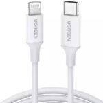 UGREEN 10493 USB-C TO LIGHTNING PD FAST CHARGING CABLE 1M RUBBER SHELL