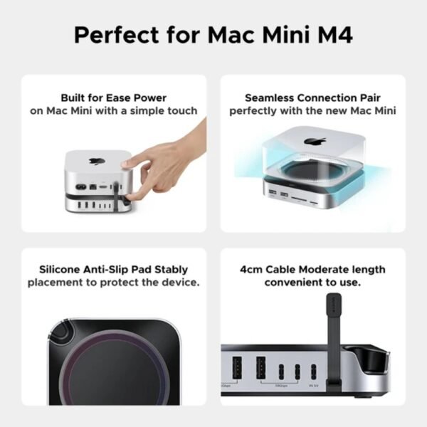 UGREEN 65487 Mac Mini M4 Docking Station  11PORT 8TB 10Gbps