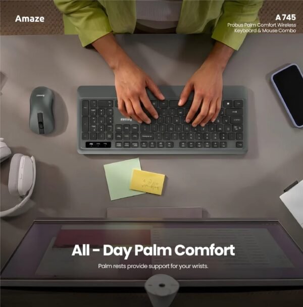 AMAZE PROBUS PALM COMFORT WIRELESS COMBO SET A745