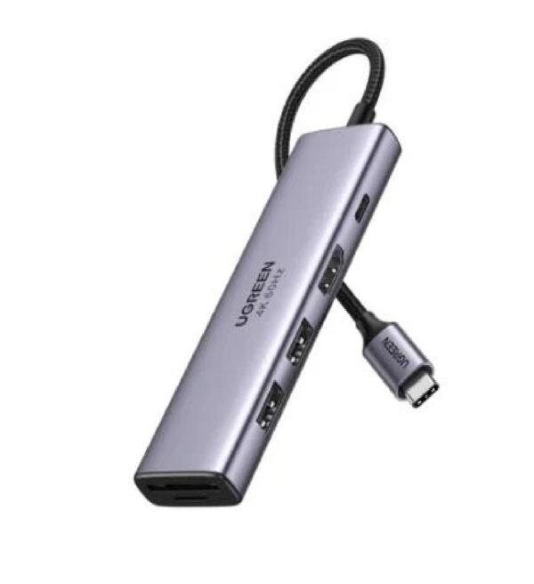 UGREEN 60384 USB-C TO 3XUSB 3.0, HDMI , TF/SD CARD PD ADAPTER