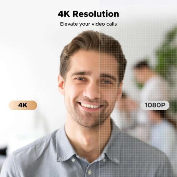 UGREEN 65381 4K Webcam for PC Ultra HD 1080P 60FPS