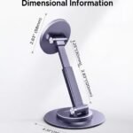 UGREEN 65229 360° ROTATION MAGNETIC DESKTOP PHONE STAND METAL