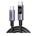 UGREEN 65863  Type-C Cable with Digital Display Braided  100W  2m