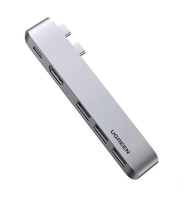 UGREEN 60559 2XUSB-C MALE TO 3XUSB3.0 1XHDMI F, 1X USB-C F, ADAPTER