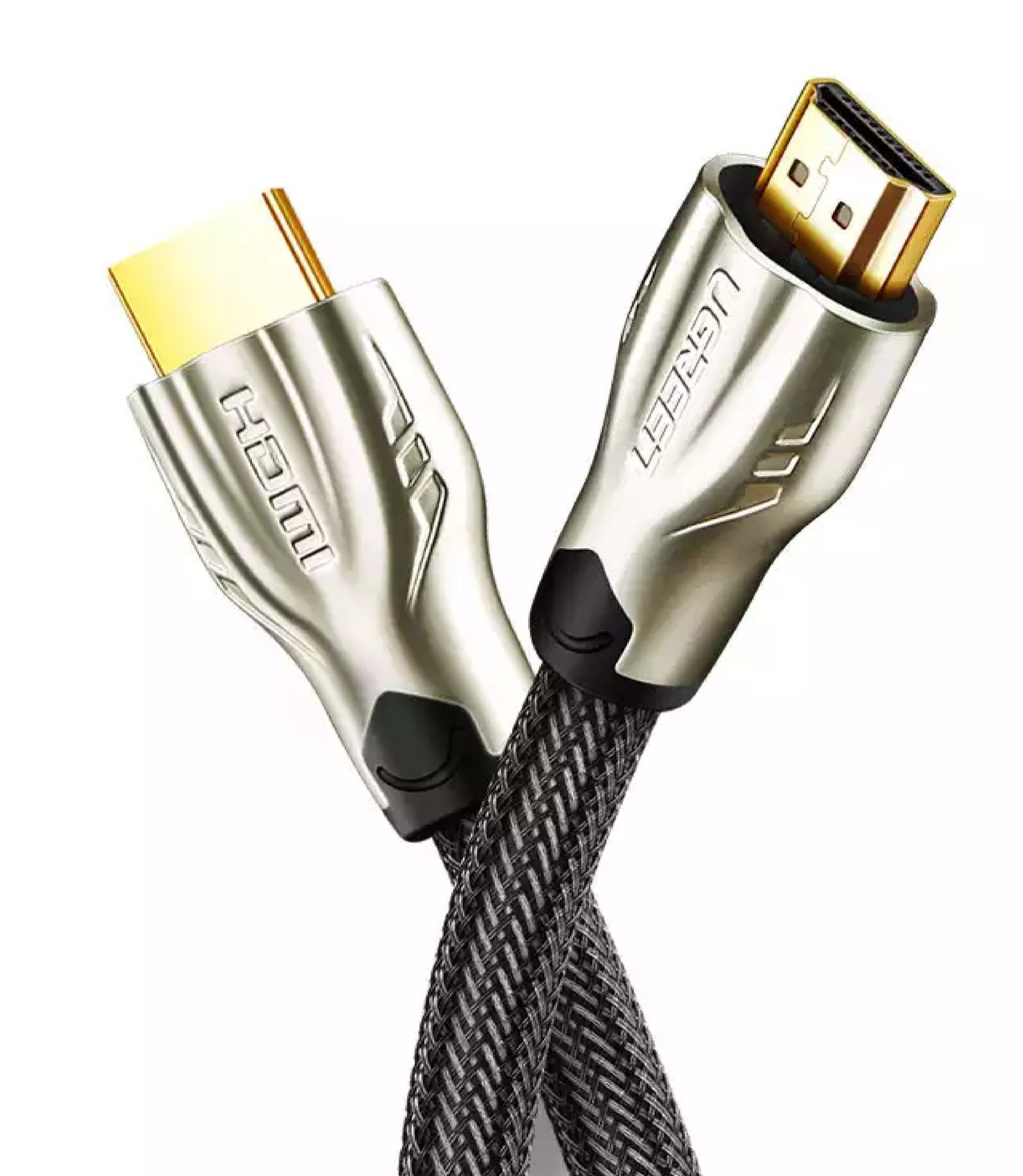 UGREEN 11190 HDMI CABLE 4K METAL CONNECTOR NYLON BRAID 1.5M
