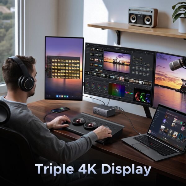 UGREEN 85489 14 IN 1 USB-C Docking Station – Triple 4K Display