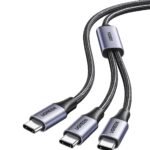 UGREEN 75733 2-IN-1 USB-C TO DUAL USB-C UNIVERSAL PD FAST CHARGING CABLE  140W 2M BRAIDED