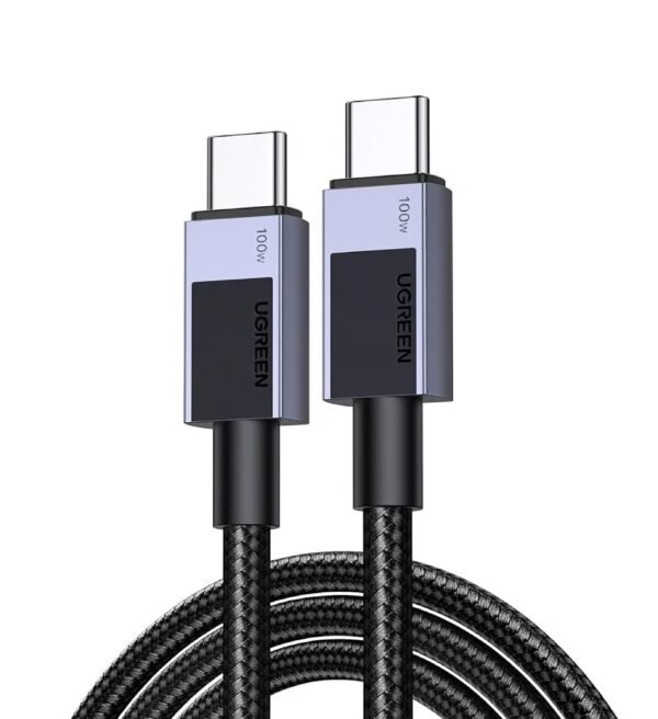 UGREEN 45064 USB-C TO USB-C PD FAST CHARGING CABLE 100W 2M BRAIDED