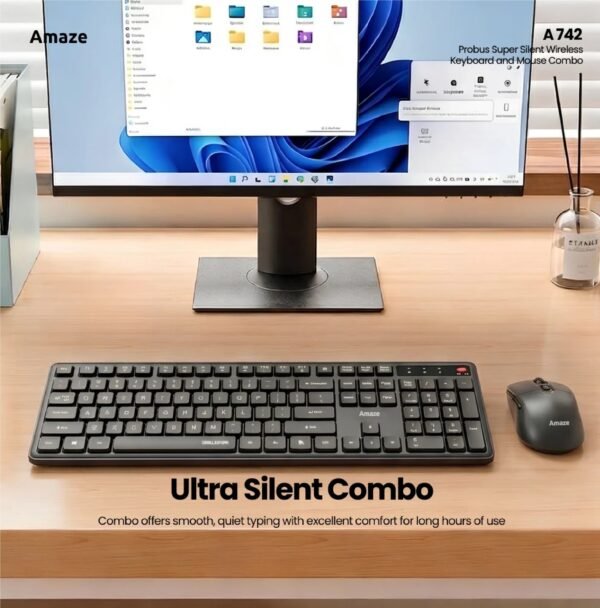 AMAZE PROBUS SUPER SILENT WIRELESS COMBO SET A742