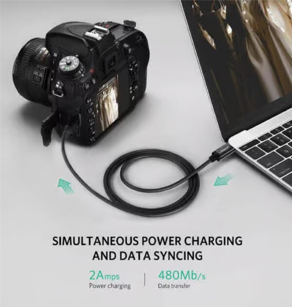 UGREEN 50445 USB C TO MINI USB M / M CABLE 1 M