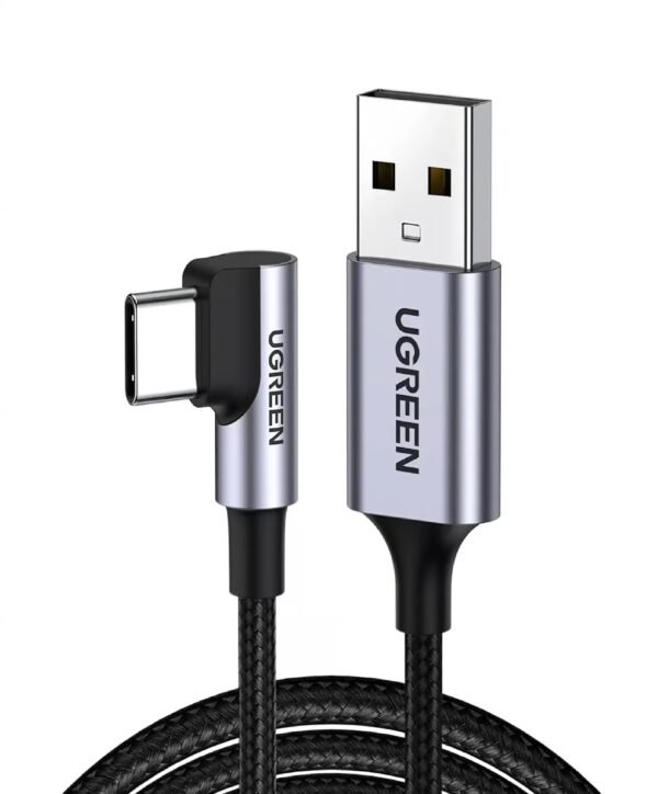 UGREEN 50941 USB-A 2.0 TO TYPE-C ANGLED CABLE 1M