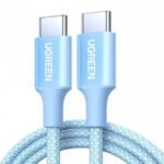 UGREEN 65254 USB-C TO C PD FAST CHARGING CABLE BRAIDED 100W 2M BLUE