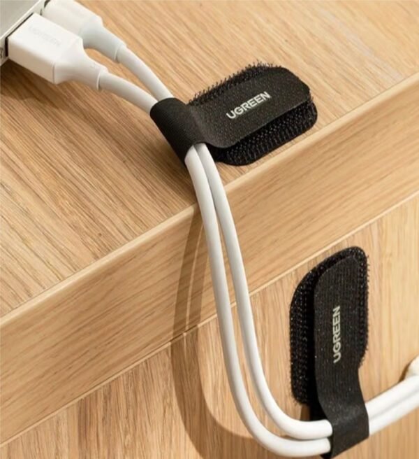 UGREEN 50696 ADHESIVE CABLE TIE BLACK