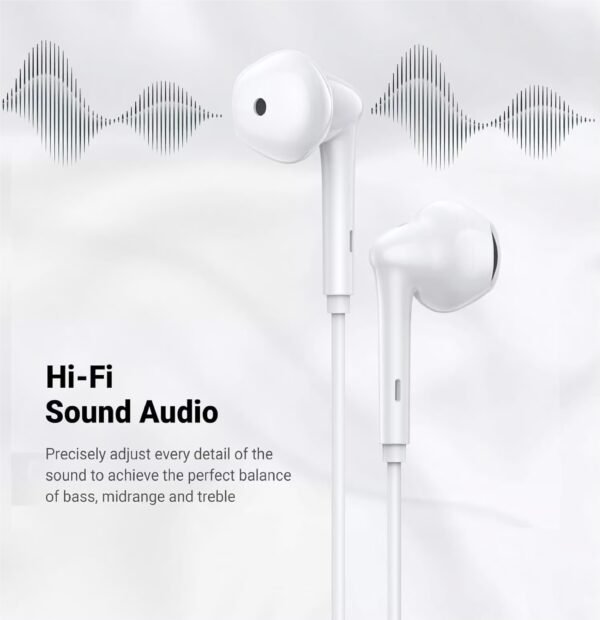 UGREEN 60700 WIRED EARPHONES WITH TYPE-C CONNECTOR