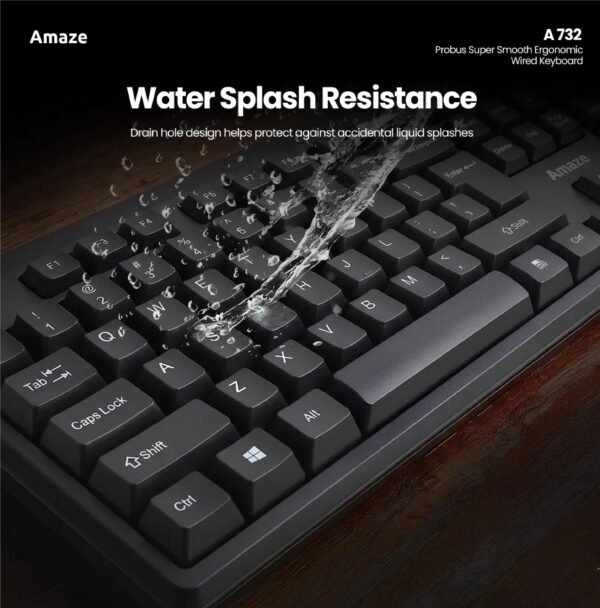 AMAZE PROBUS SUPER SMOOTH WIRED KEYBOARD A732