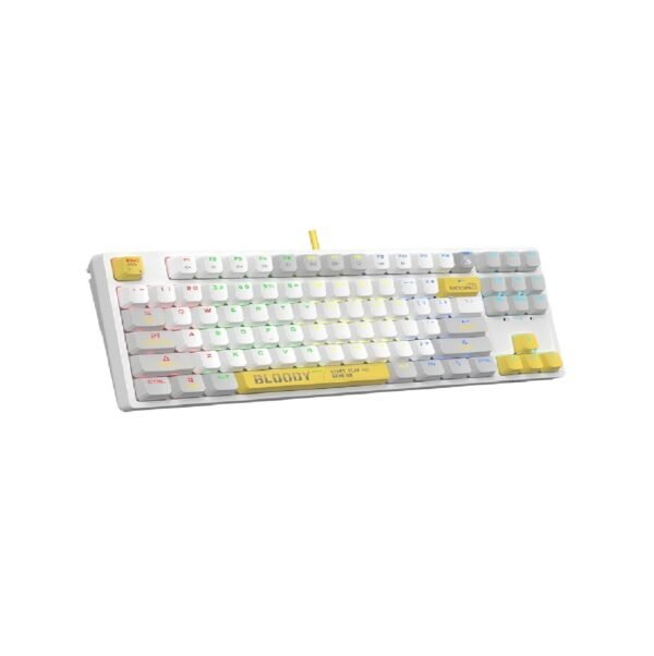 Bloody S87 RGB Mechanical Keyboard Energy White