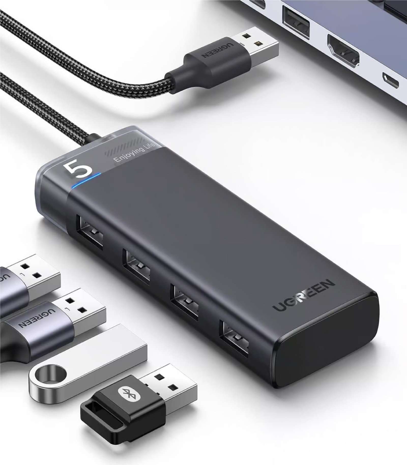 UGREEN 15548 4-PORTS USB 3.2 GEN 1 HUB 5BGPS