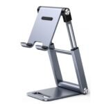 UGREEN 50324 MULTI-ANGLE ADJUSTABLE METAL DESKTOP PHONE STAND GREY