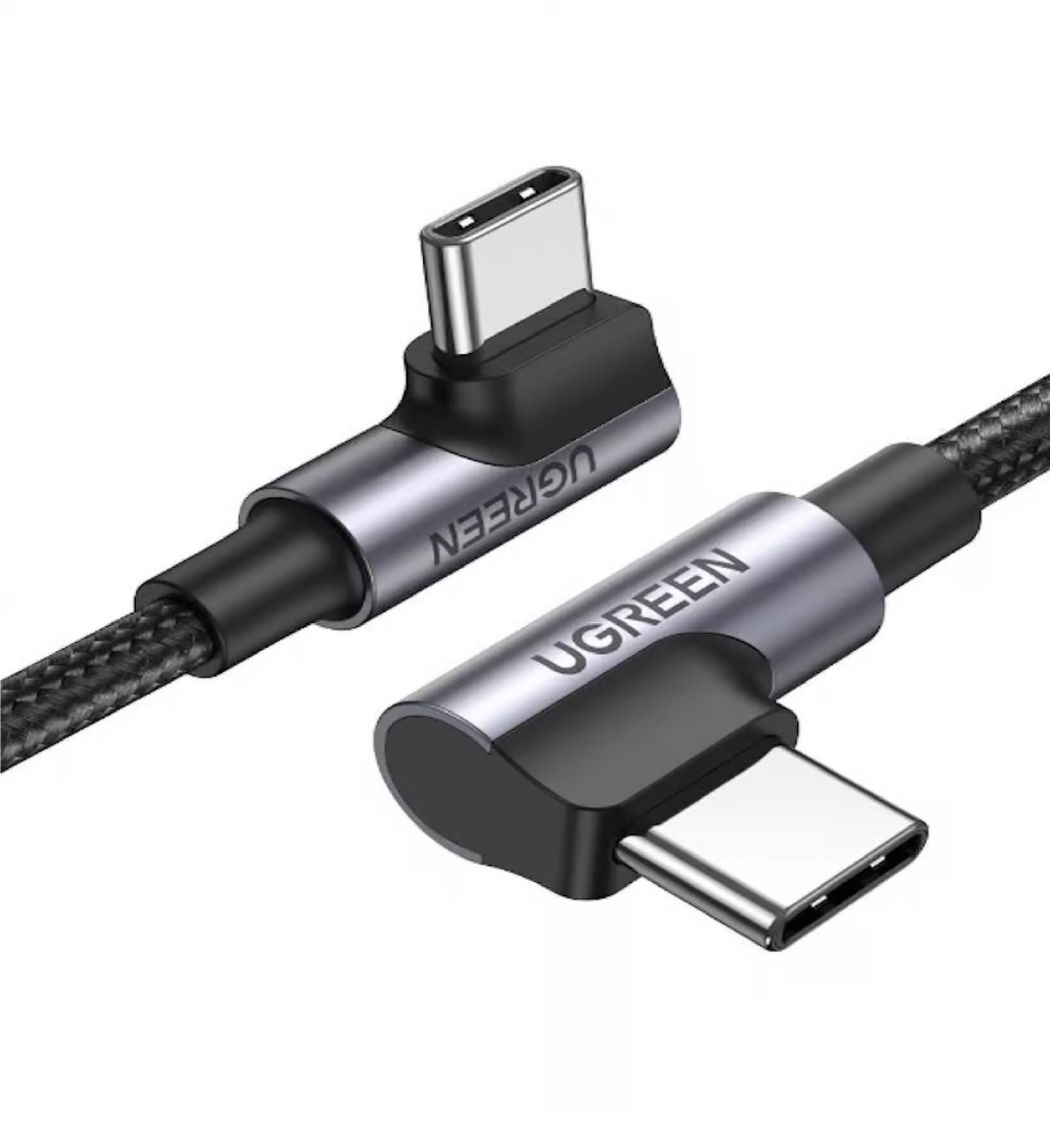 UGREEN 70696 ANGLED USB-C TO C CABLE BRAIDED 1M