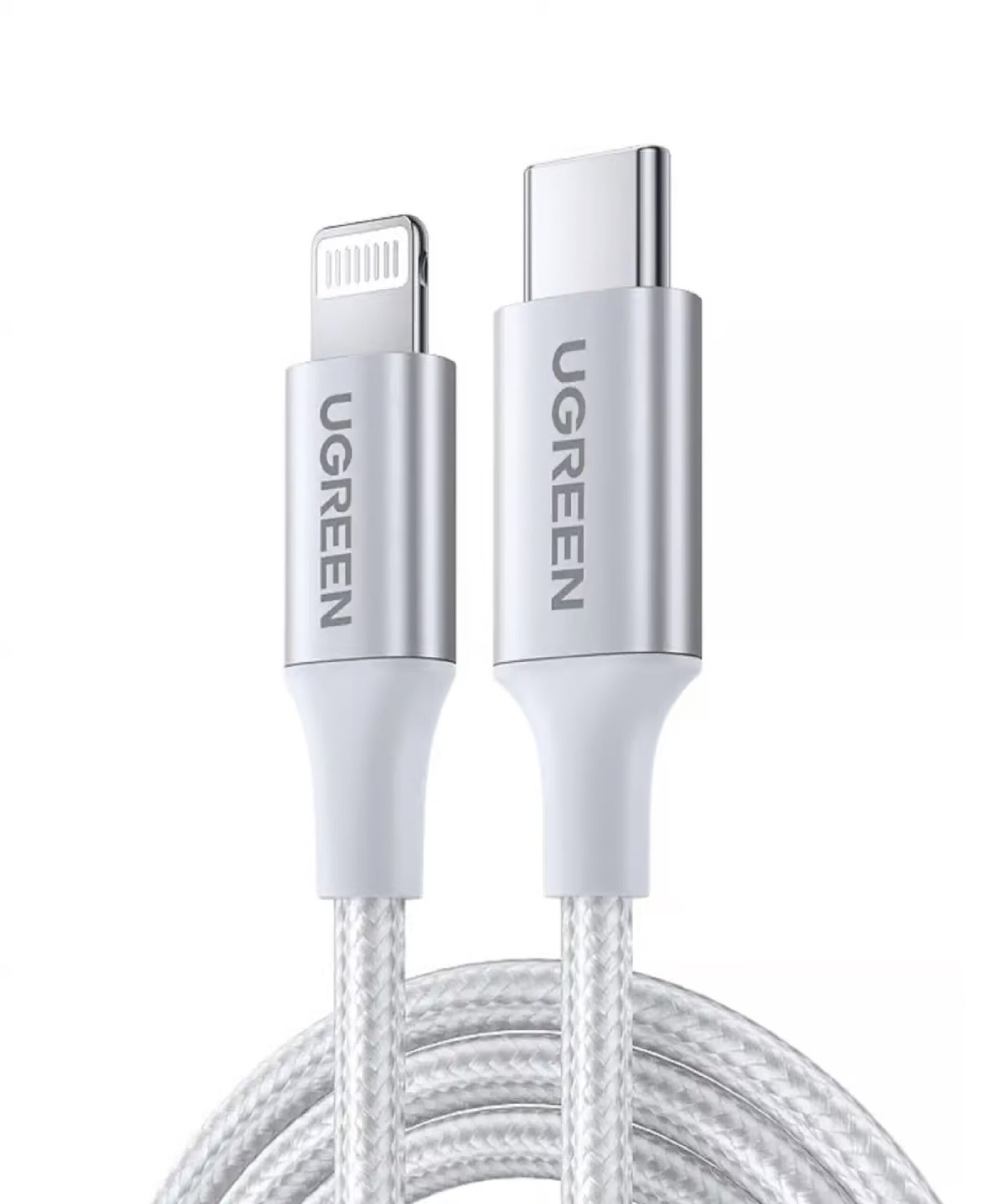 UGREEN 70525 USB-C TO LIGHTNING PD FAST CHARGING CABLE 20W+ 2M BRAIDED