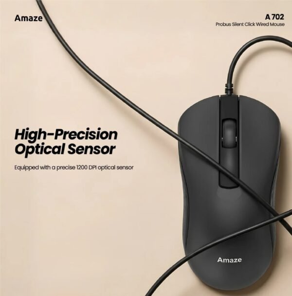 AMAZE PROBUS SILENT WIRED MOUSE A702