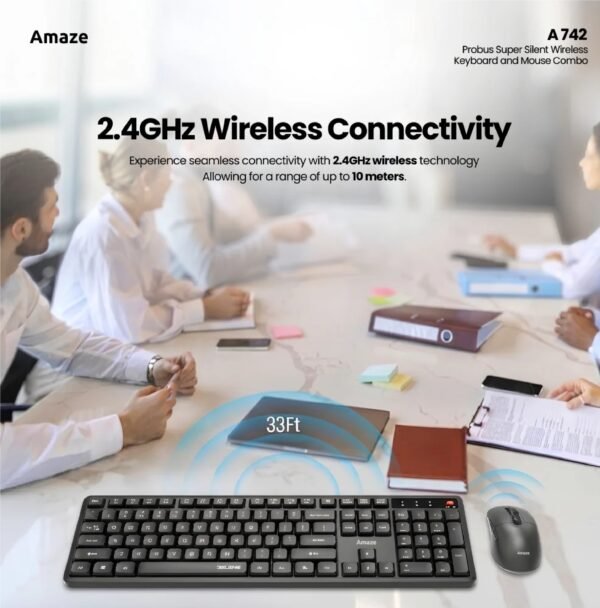 AMAZE PROBUS SUPER SILENT WIRELESS COMBO SET A742