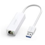 UGREEN 20255 USB 3.0 TO GIGABIT ETHERNET ADAPTER WHITE
