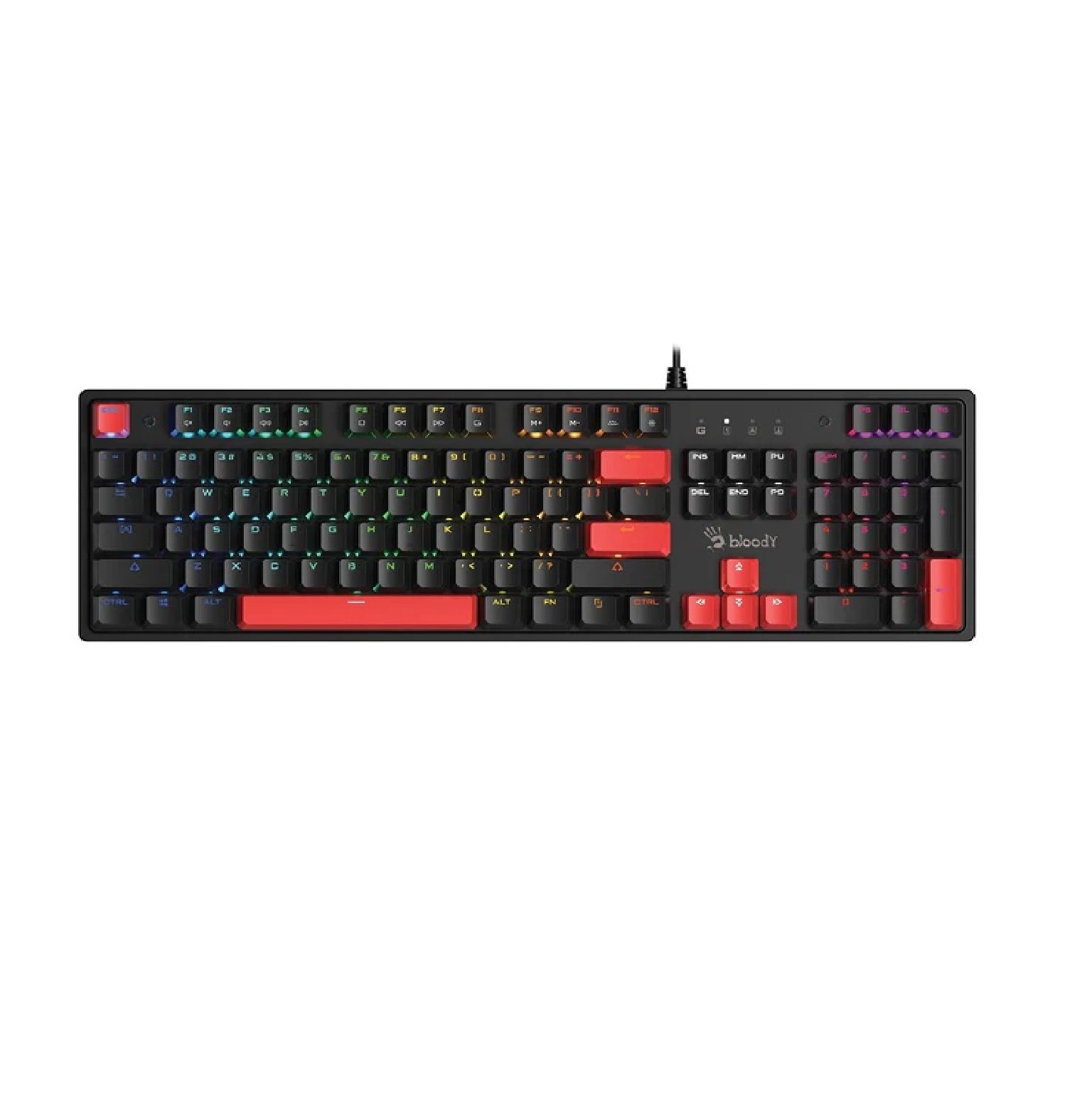 Bloody S520N RGB Mechanical Switch Gaming Keyboard  Fire Black
