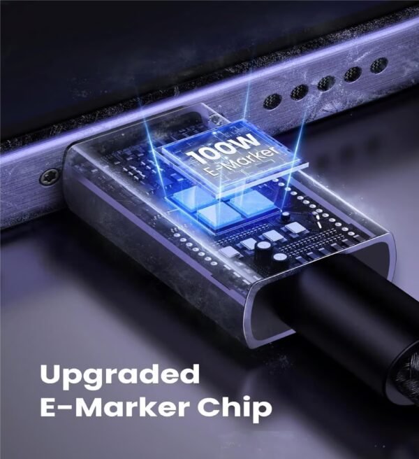 UGREEN 45064 USB-C TO USB-C PD FAST CHARGING CABLE 100W 2M BRAIDED