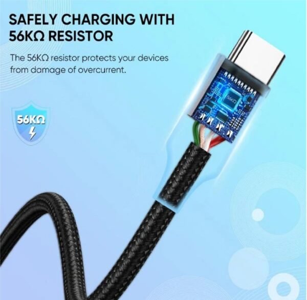 UGREEN 60128 USB-A TO USB-C CABLE ALUMINUM BRAID 2M