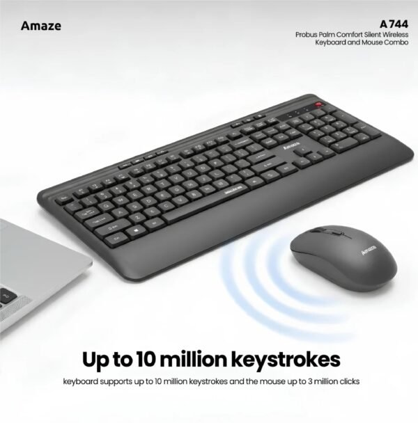 AMAZE PROBUS PALM COMFORT  WIRELESS COMBO SET A744