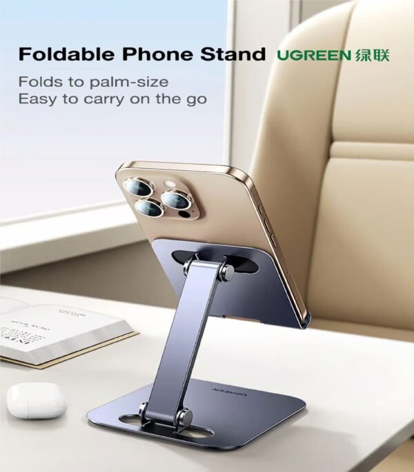 UGREEN 45857 FOLDABLE DESKTOP MOBILE STAND ALUMINIUM ALLOY