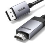 UGREEN 15774 DISPLAY PORT TO HDMI 4K CABLE 2M BRAIDED