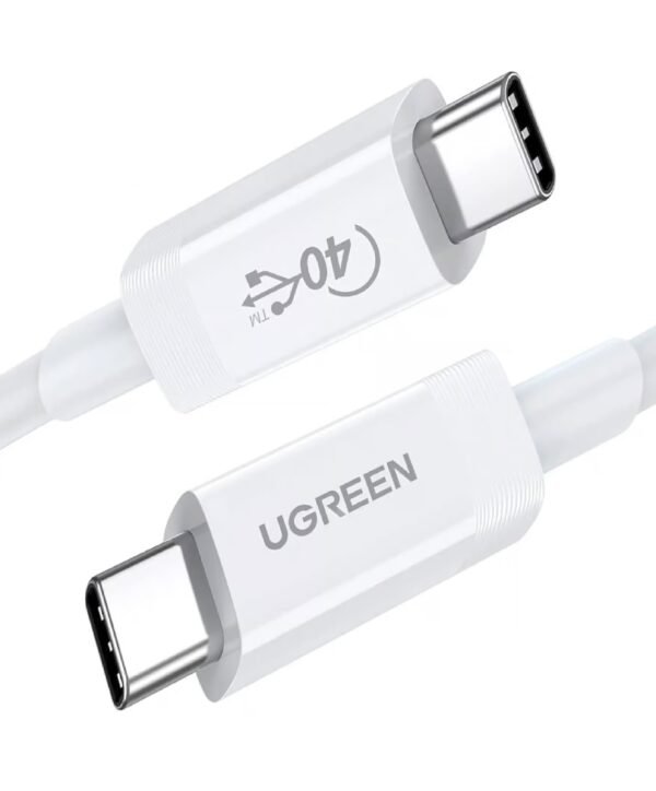 UGREEN 40113 THUNDERBOLT 3 USB4 GEN3 C TO C CABLE 100W 40GBPS 0.8M
