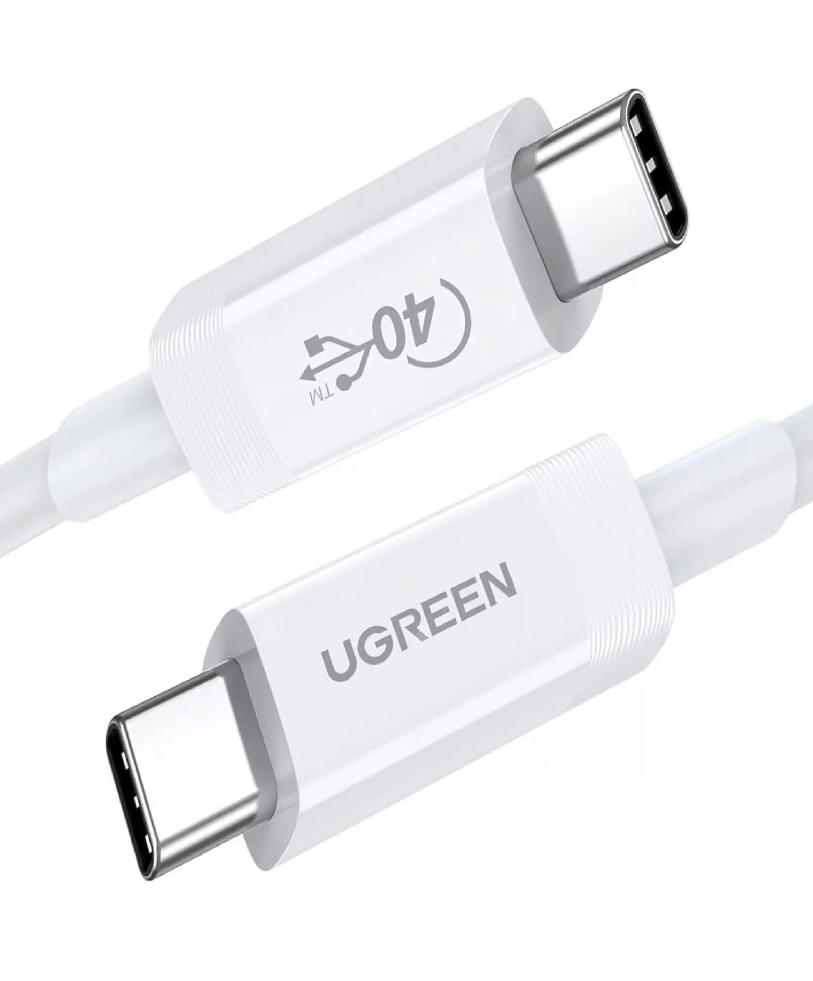 UGREEN 40113 THUNDERBOLT 3 USB4 GEN3 C TO C CABLE 100W 40GBPS 0.8M