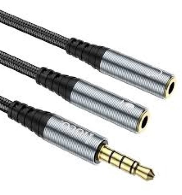 Hoco  2-in-1 Headset Audio Adapter Cable UPA21